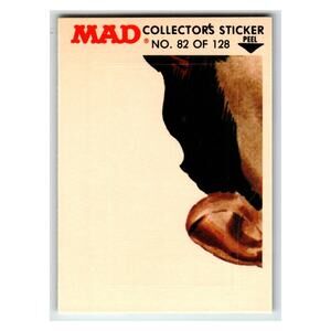 MAD Collector's Sticker No. 82 of 128 1983 E.C. Publications